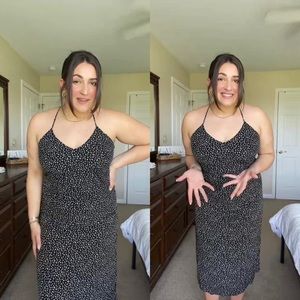 Speckled Midi Dress